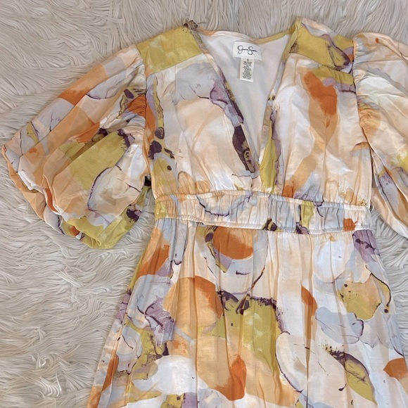 Jessica Simpson Dresses & Skirts - Jessica Simpson | Watercolor Floral Dress